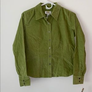 Talbots Stretch Corduroy Button Down